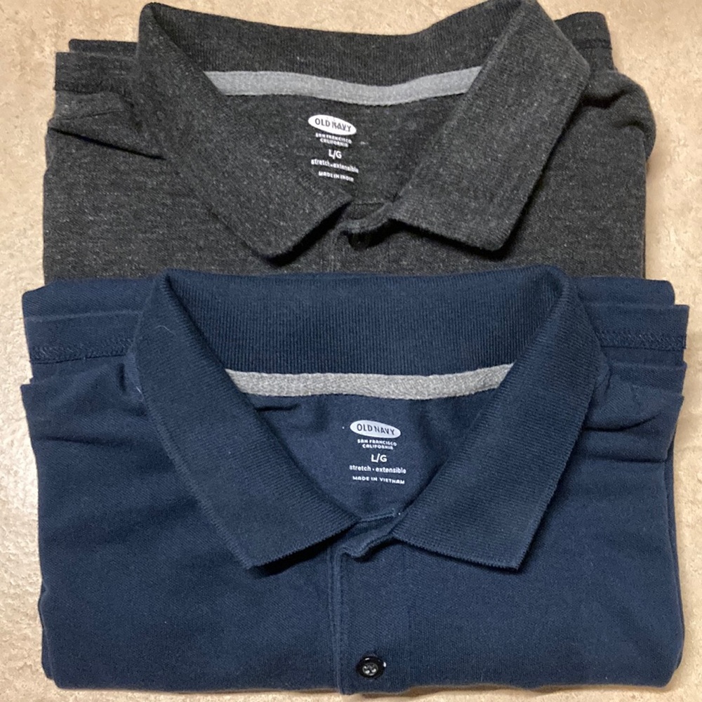 Men’s Old Navy Polo Shirts                                      Size - Large